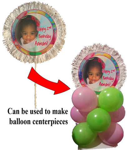 Personalized Table Centerpiece Sticks, Birthday Parties, Desktop Celebrations Decoration