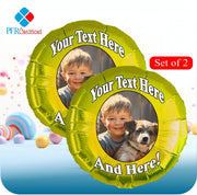 Custom Printed Personalized Face Balloons for birthdays Anniversaries, memorials and graduation